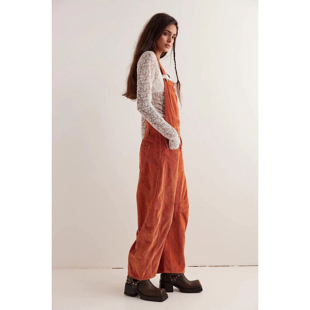 Free People We The Free Ziggy Corduroy Overall - Picture 3 of 8